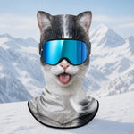 3D Skidmask med Öron – HD Tryck