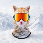 3D Skidmask med Öron – HD Tryck