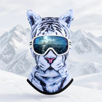 3D Skidmask med Öron – HD Tryck
