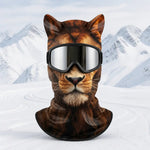 3D Skidmask med Öron – HD Tryck